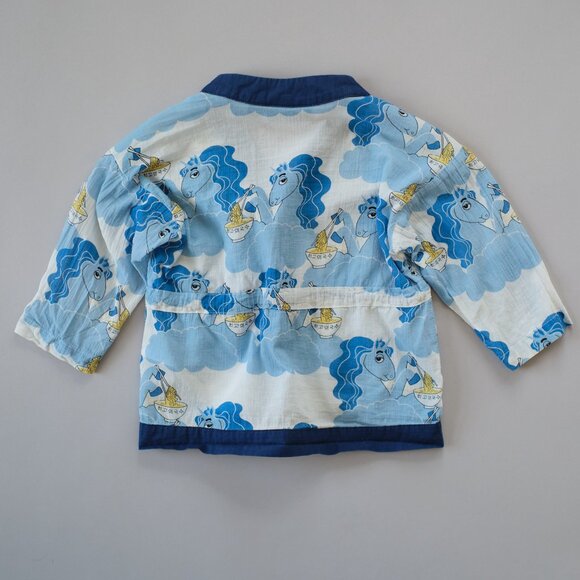 MINI RODINI UNICORN NOODLES WOVEN TUNIC - Picture 7 of 7